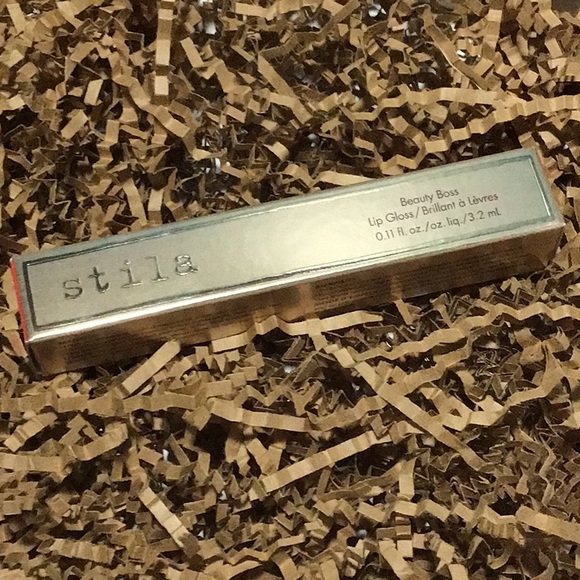 Stila Beauty Boss Plumping Lip Gloss EMPOWERING bright coral - Picture 10 of 13